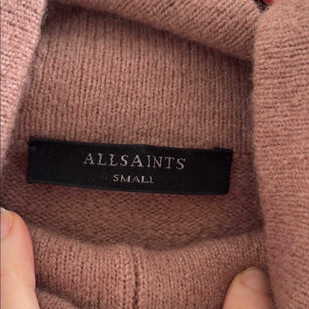 All Saints Women's Pink Sweater - Picture 2 of 3